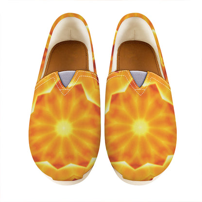 Flame Kaleidoscope Print Casual Shoes