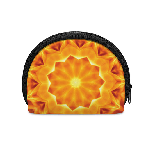 Flame Kaleidoscope Print Coin Purse