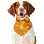 Flame Kaleidoscope Print Dog Bandana