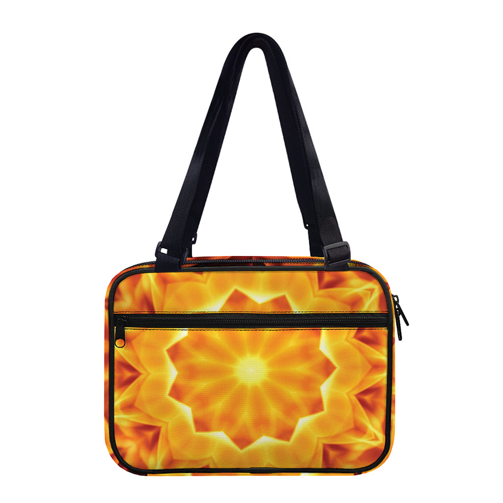 Flame Kaleidoscope Print Double Strap Bible Bag