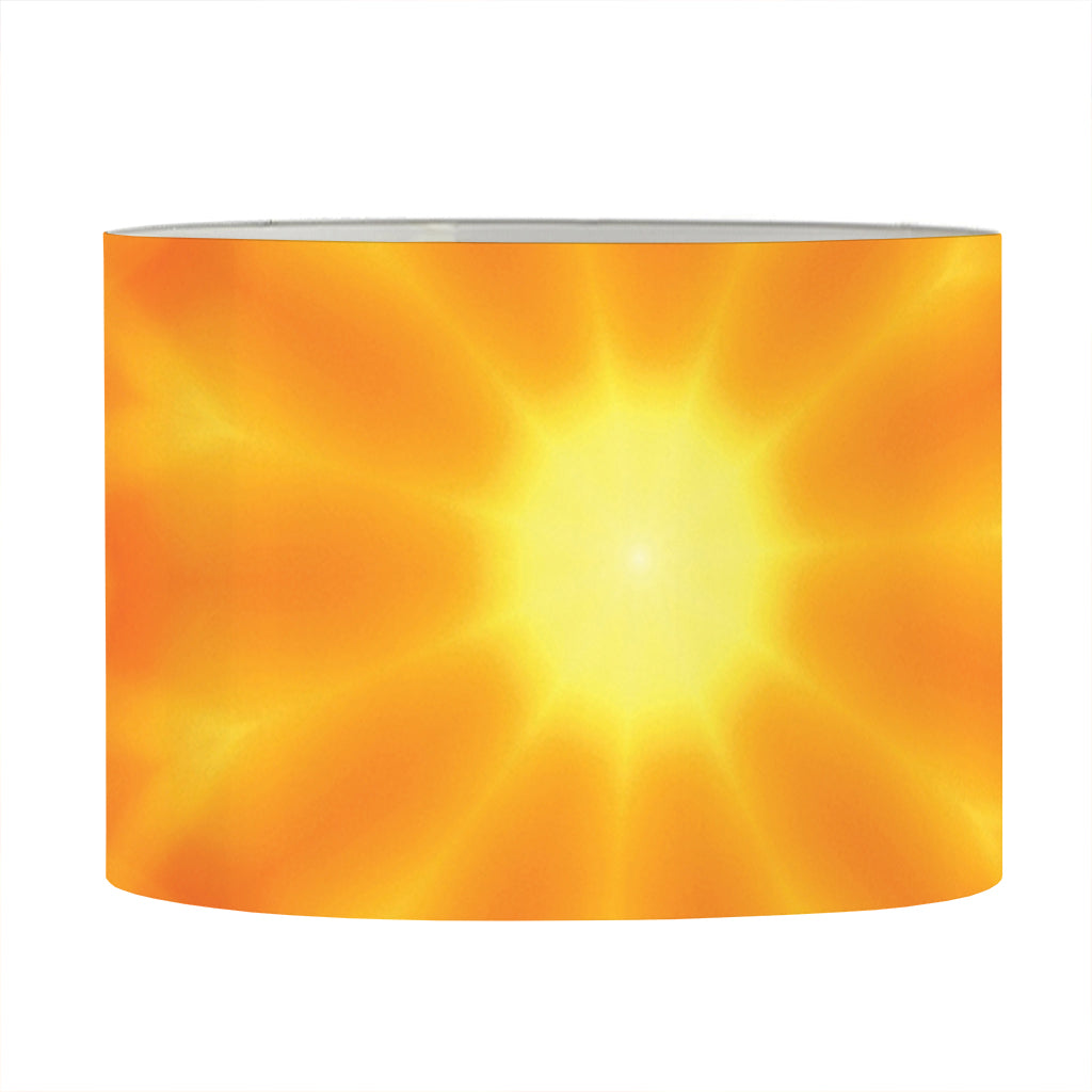 Flame Kaleidoscope Print Drum Lamp Shade