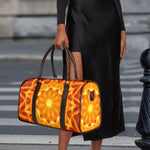 Flame Kaleidoscope Print Duffle Bag