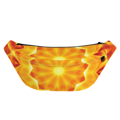 Flame Kaleidoscope Print Fanny Pack