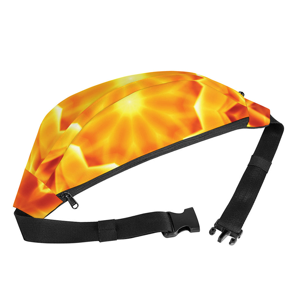 Flame Kaleidoscope Print Fanny Pack