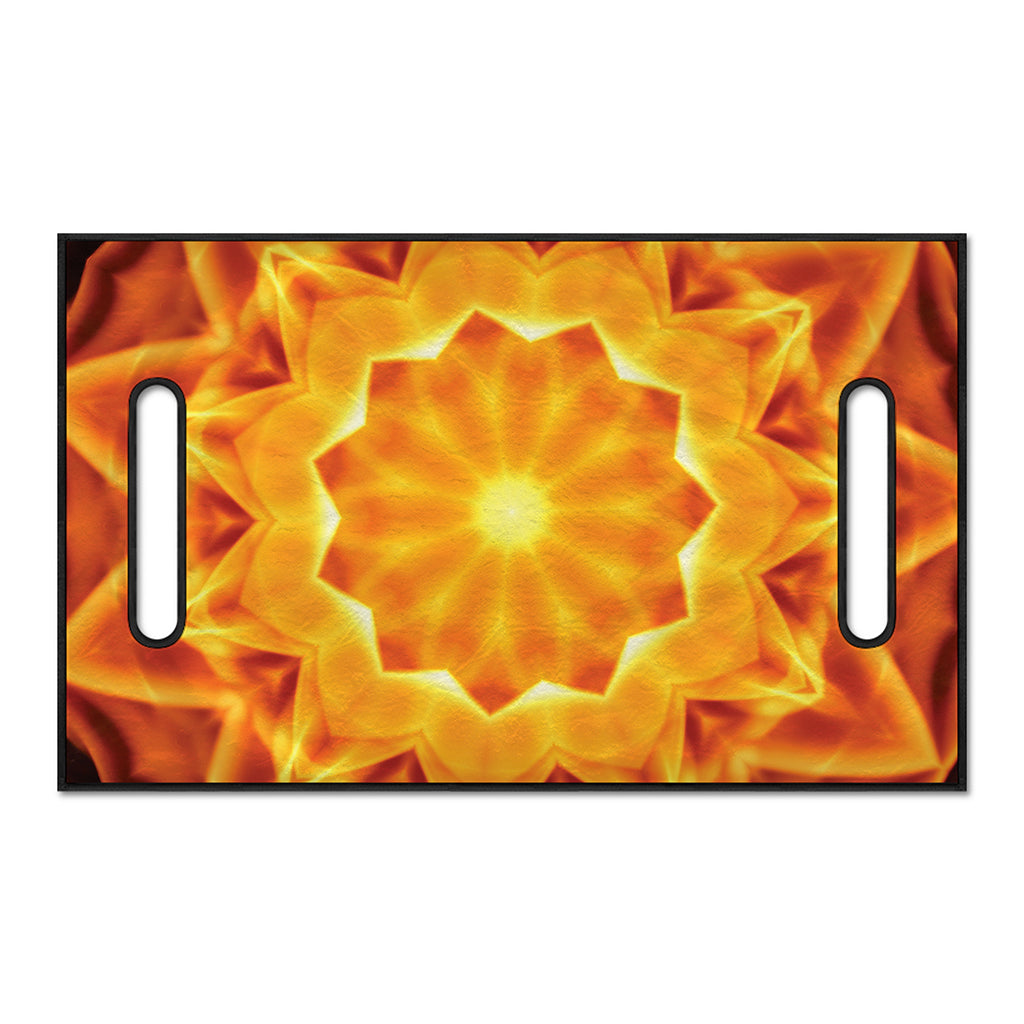 Flame Kaleidoscope Print Golf Cart Seat Cover