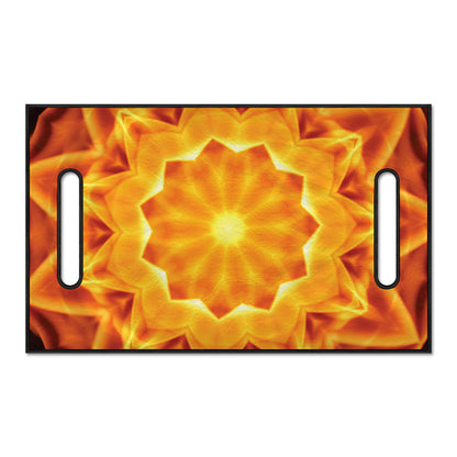 Flame Kaleidoscope Print Golf Cart Seat Cover