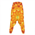 Flame Kaleidoscope Print Hammer Pants