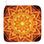 Flame Kaleidoscope Print Hand Towel