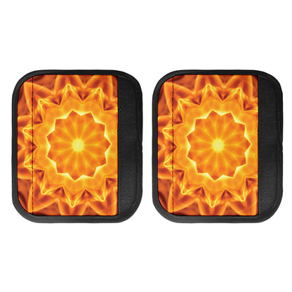 Flame Kaleidoscope Print Handle Covers