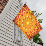 Flame Kaleidoscope Print House Flag