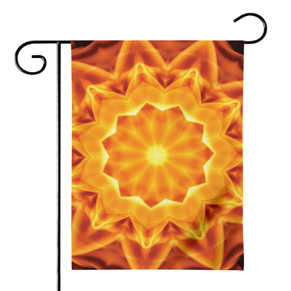 Flame Kaleidoscope Print House Flag