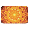 Flame Kaleidoscope Print Indoor Door Mat