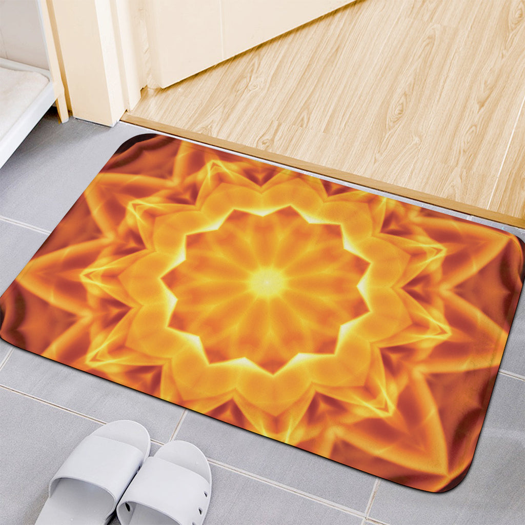 Flame Kaleidoscope Print Indoor Door Mat