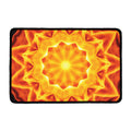 Flame Kaleidoscope Print Kitchen Mat