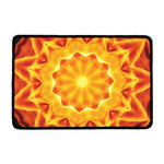 Flame Kaleidoscope Print Kitchen Mat