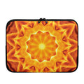 Flame Kaleidoscope Print Laptop Sleeve