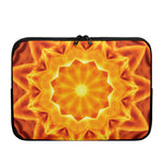 Flame Kaleidoscope Print Laptop Sleeve