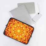 Flame Kaleidoscope Print Laptop Sleeve