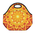 Flame Kaleidoscope Print Neoprene Lunch Bag