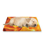 Flame Kaleidoscope Print Pet Cooling Mat Cover