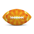 Flame Kaleidoscope Print Rugby Ball