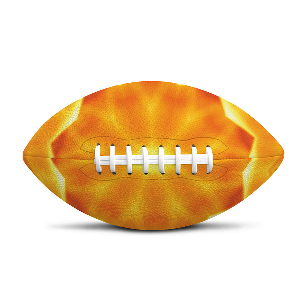 Flame Kaleidoscope Print Rugby Ball