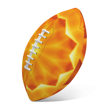 Flame Kaleidoscope Print Rugby Ball