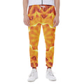 Flame Kaleidoscope Print Joggers