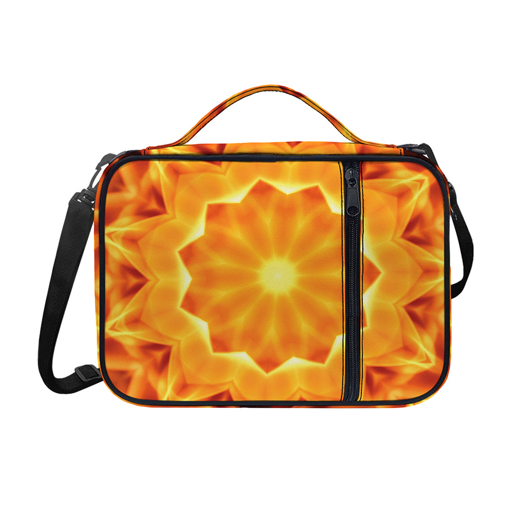 Flame Kaleidoscope Print Shoulder Strap Bible Bag