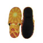 Flame Kaleidoscope Print Slippers