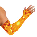 Flame Kaleidoscope Print Sun Protection Arm Sleeves