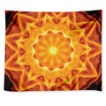 Flame Kaleidoscope Print Tapestry