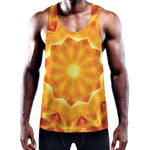 Flame Kaleidoscope Print Training Tank Top
