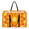 Flame Kaleidoscope Print Utility Tote Bag