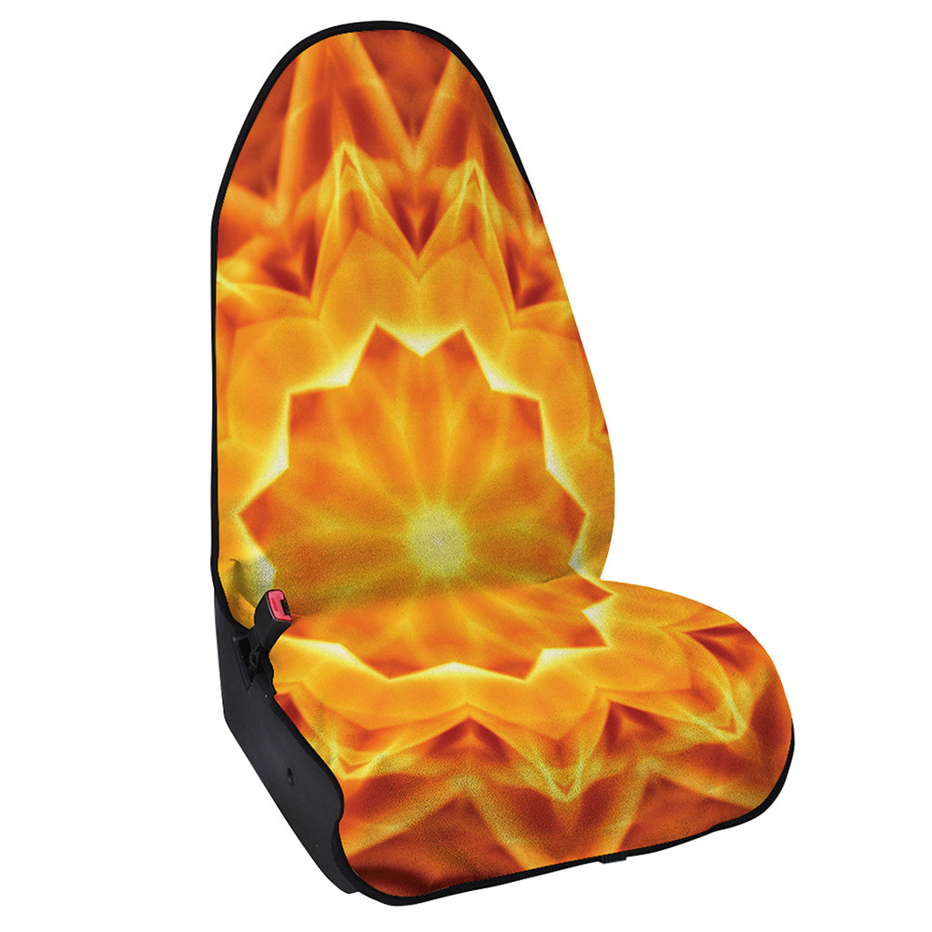 Flame Kaleidoscope Print Waterproof Car Seat Cover