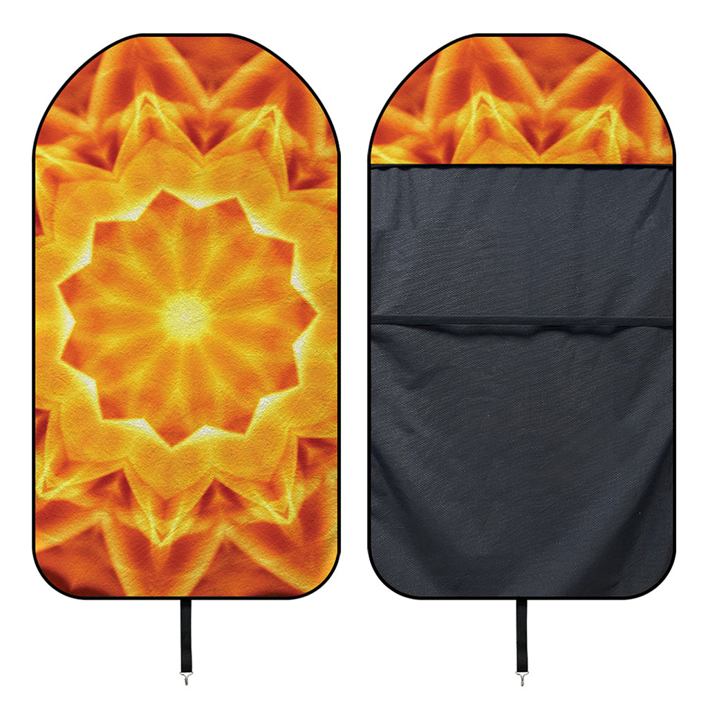 Flame Kaleidoscope Print Waterproof Car Seat Cover