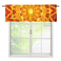 Flame Kaleidoscope Print Window Valance
