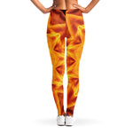 Flame Kaleidoscope Print Women's Leggings
