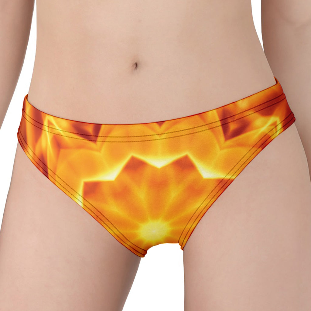 Flame Kaleidoscope Print Women's Panties