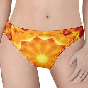 Flame Kaleidoscope Print Women's Thong