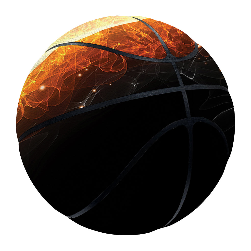 Flame Pentagram Print Basketball