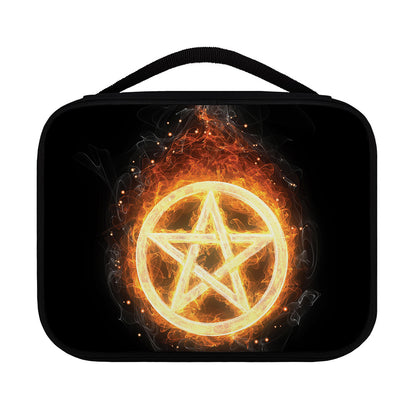 Flame Pentagram Print Classic Bible Case
