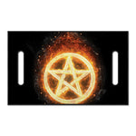 Flame Pentagram Print Golf Cart Seat Cover