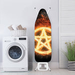 Flame Pentagram Print Ironing Board Cover