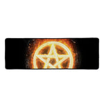 Flame Pentagram Print Long Kitchen Mat
