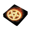 Flame Pentagram Print Outdoor Seat Cushion Cover