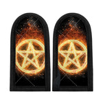 Flame Pentagram Print Skillet Handle Cover