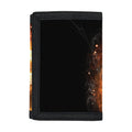 Flame Pentagram Print Trifold Wallet