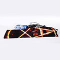 Flame Satanic Pentagram Print Sports Towel