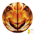 Flame Tiger Print Basketball